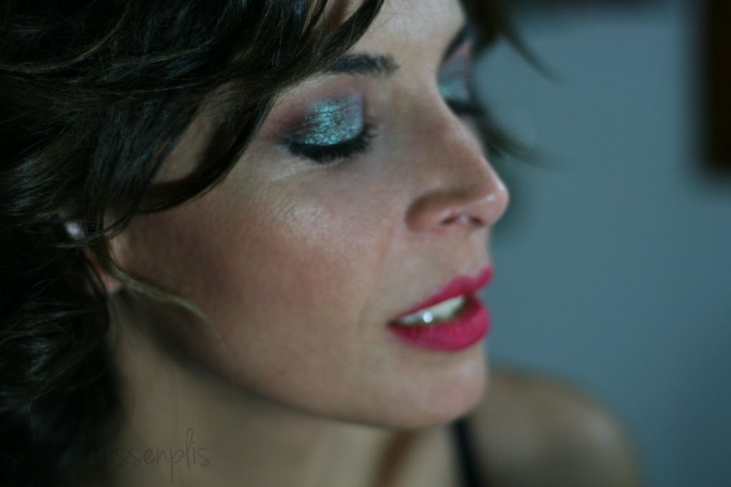 sombra de ojos pigmento mac rosa blue brown